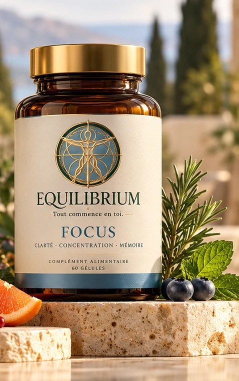 Flacon conceptuel FOCUS, formule à définir